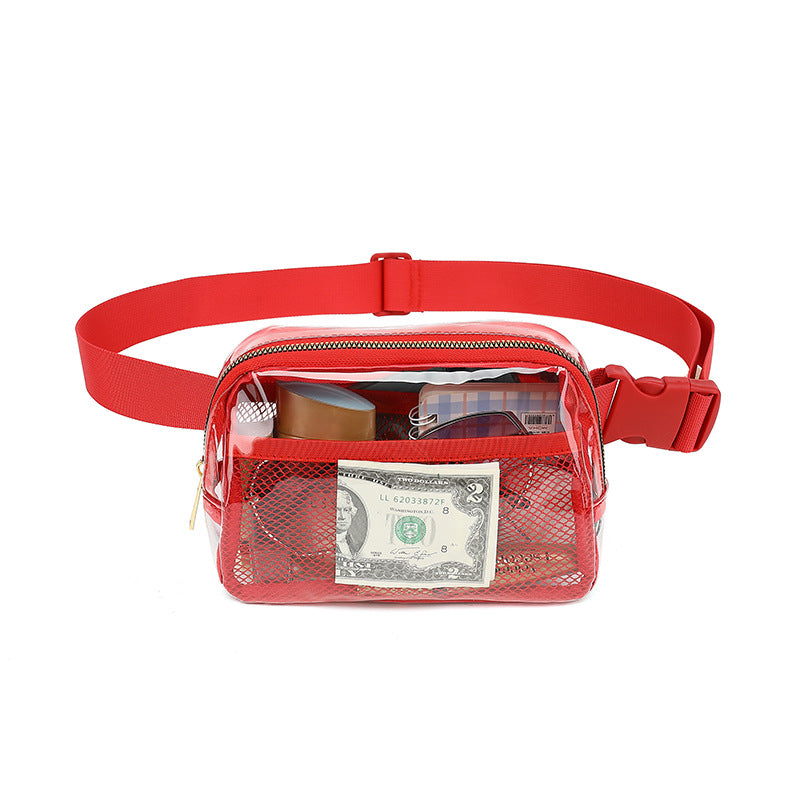 Wholesale Waist bag nylon waterproof chest bag outdoor sports running mobile phone bag versatile crossbody men and women